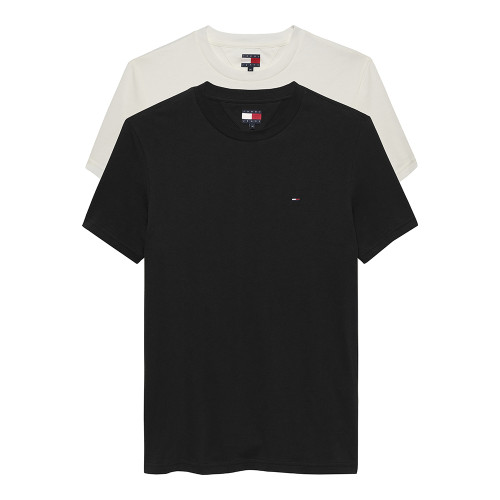 Tommy Hilfiger Ανδρική κοντομάνικη μπλούζα 2-Pack Extra Slim Jersey T-Shirts